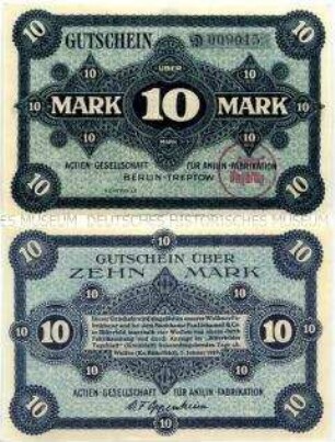 Agfa, 10 Mark
