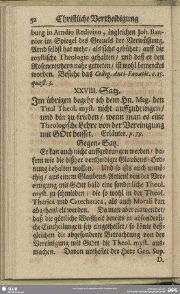 XXVIII. Satz