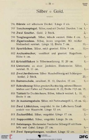 Silber Gold (Nr. 796-839)