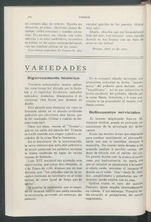 Variedades