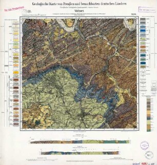 [4608] Velbert, Geologische Karte von Preußen und benachbarten deutschen Ländern