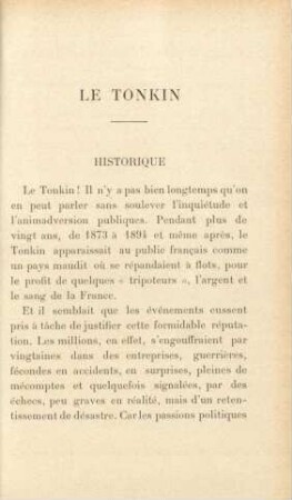 Le Tonkin