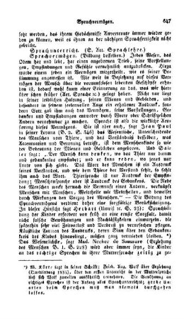Sprachunterricht, (s. Art. Sprachlehre)