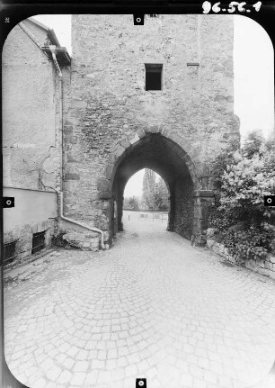 Saalfeld. Saaltor (15. Jh.). Feldseite