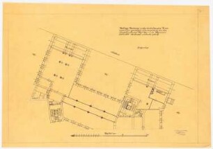 AEG-Hauptverwaltungsgebäude, Berlin: Seitenflügel: Grundriss EG, 1:100