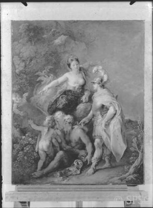 Lafosse, Charles de: Venus und Aeneas, nach der Restaurierung, GK I 475.