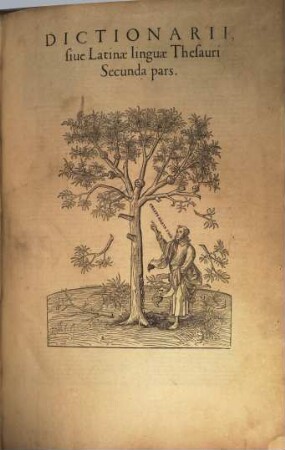 Dictionarii sive Latinae linguae Thesauri Pars ..., 2. [L - Z]