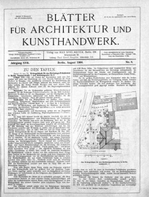 No. 8, August 1904