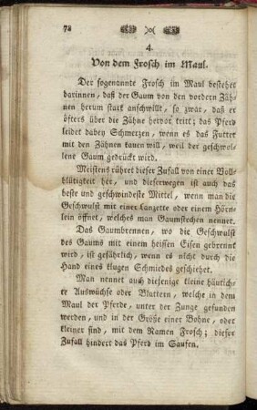 4. Von dem Frosch im Maul