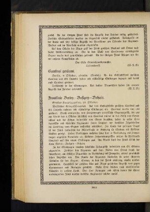Cambrai geräumt.