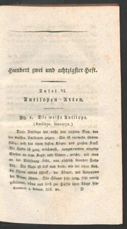 Hundert zwei und achtzigster Heft.