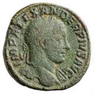 Münze, Sesterz, 231 - 235 n. Chr.
