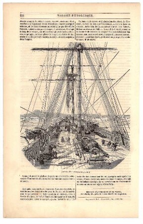 Arrière d'un vaisseau de guerre