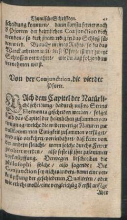 Von der Conjunction, die vierdte Pforte.