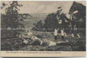 Kronprinz Wilhelm als Schütze in Döberitz