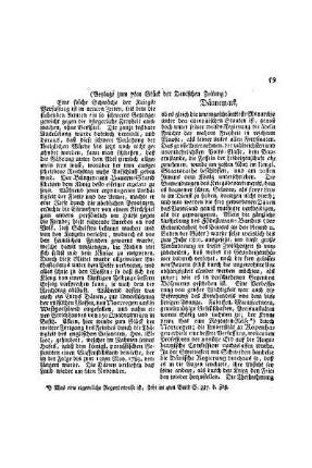 Beylage zum 7ten Stück der Deutschen Zeitung 1789