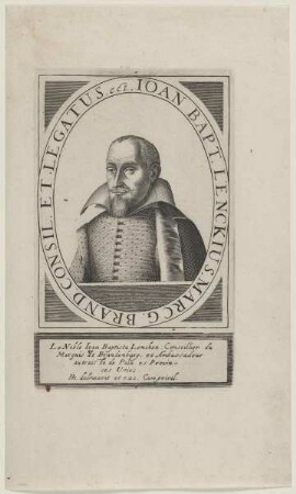 Bildnis des Johann Baptist Lenckius