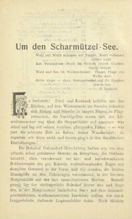 Um den Scharmützel-See