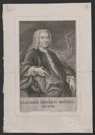Porträt Barthold Heinrich Brockes (1680-1747)