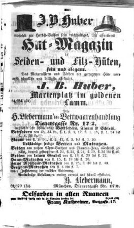 Neueste Nachrichten aus dem Gebiete der Politik. 1864, [a] = Münchener Anzeiger, 10 - 12