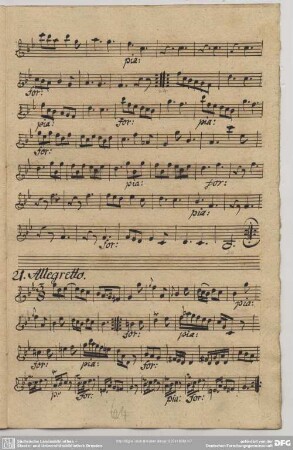 21. Allegretto, B-Dur