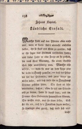 Zehntes Kapitel. Ländliche Einfalt.