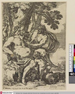 [Der trunkene Silen.; Le vieux Silène.]