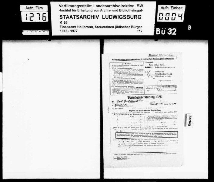 Goldschmidt, Adolf; Fabrikant 08.04.1921 gest. Goldschmidt, Edith geb. Weil *04.09.1873 1942 dep. [22.08. nach Theresienstadt, dort gest.13.09.1942] Wohnorte: Offenbach, Stuttgart, Eschenau Firma: Sal. L. Goldschmidt; Posamentierwarenfabrik (Offenbach)