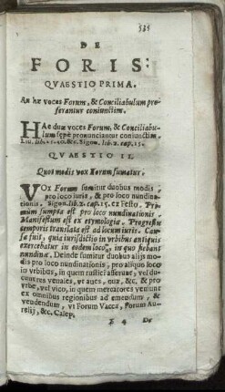 De Foris.