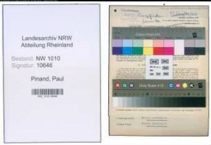 Entnazifizierung Paul Pinand , geb. 01.04.1898 (Telegr.Leitungsaufseher)
