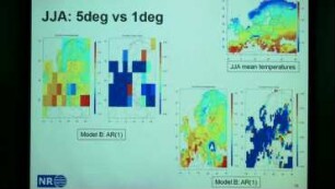 Spatial trend analysis of gridded temperature data sets at varying spatial scales