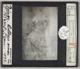 Albrecht Dürer: Bildnis einer Frau. Stockholm, Nationalmuseum