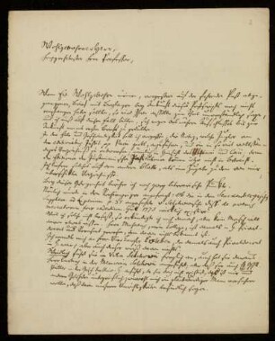2: Brief von Johann Christoph Koch an Gustav Hugo. Gießen, 1.11.1795