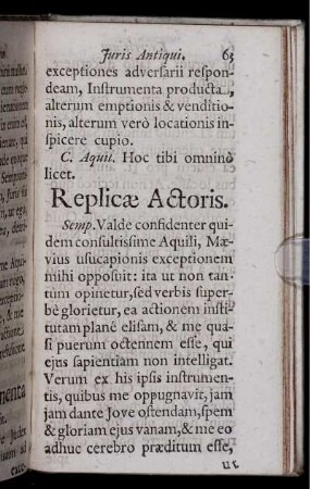 Replicae Actoris