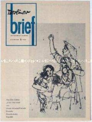 Mitteilungsblatt des Friedensrates der DDR u.a. zum Vietnamkrieg