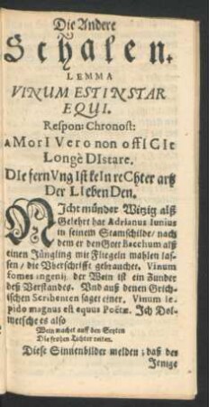 Die Andere Schalen Lemma
