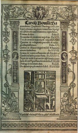 Questionum Theologicarum : Libri septem: centenas atque ita in vniuersum septimgentas questiones & earum solutiones complectentes