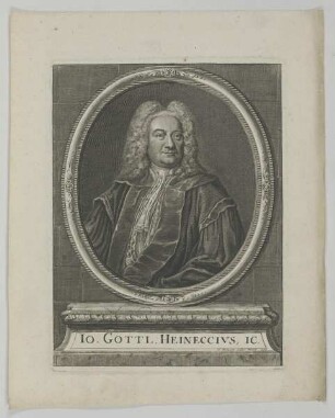 Bildnis des Io. Gottl. Heineccivs