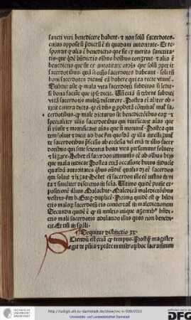 Sciendum est etiam quod tempus. Postquam magister egit de penitentia et potestate ministorum hoc sacramentum...