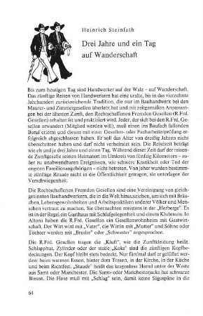 Drei Jahre und ein Tag auf Wanderschaft