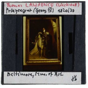 Lawrence, Prinzregent Georg IV