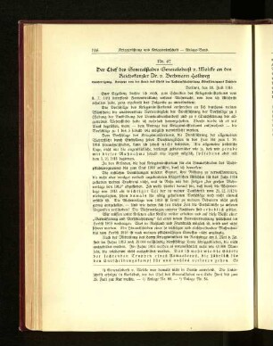 Nr. 67. Der Chef des Generalstabes Generaloberst v. Moltke an den Reichskanzler Dr. v. Bethmann Hollweg