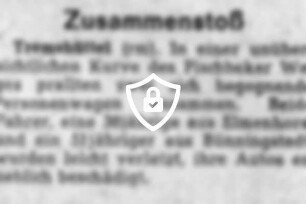 Zusammenstoß
