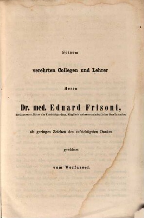 Über die Massen-Reduction der Hernien und den Bauchschnitt : eine Inaugural-Abhandlung
