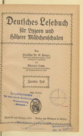 Teil 2 = Klasse 8, [Schülerband]: [Teil 2 = Klasse 8, [Schülerband]]