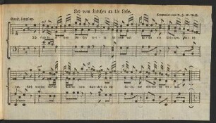 Lied vom Liedchen an die Liebe