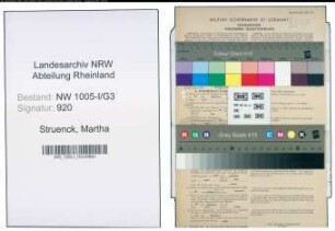 Entnazifizierung Martha Struenck , geb. 24.11.1906 (Jugendleiterin)