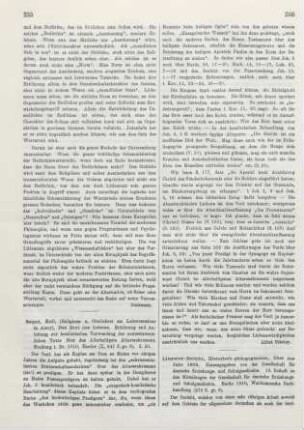 256-257 [Rezension] Literatur-Bericht, Historisch-pädagogischer