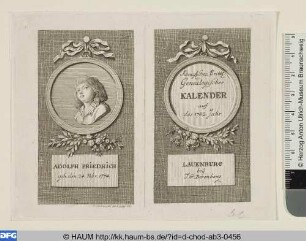 Königl. Gros. Britte: Genealogischer KALENDER auf das 1782. Jahr