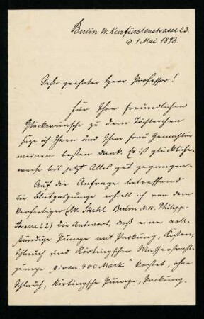 Berlin, 01.05.1893.